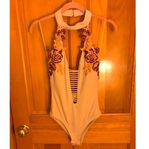 NWT Floral Bodysuit One-Piece — Size S
